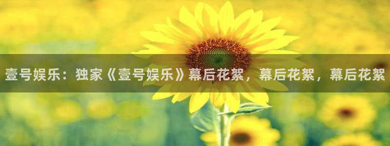 万事娱乐2平台：壹号娱乐：独家《壹号娱乐》幕后花絮，幕后花絮，幕后花絮