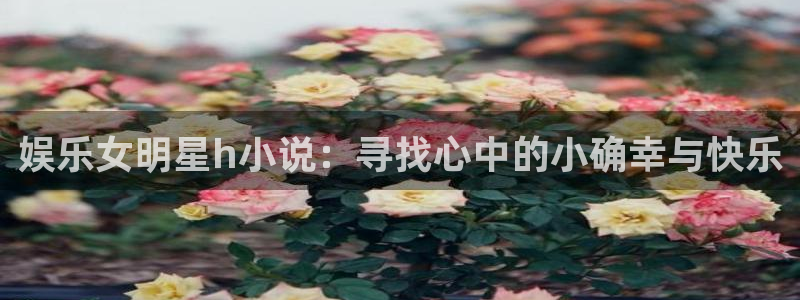 万事娱乐登录：娱乐女明星h小说：寻找心中的小确幸与快乐